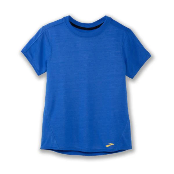 تیشرت ورزشی زنانه بروکس مدل Brooks Women Distance Short Sleeve|آبی