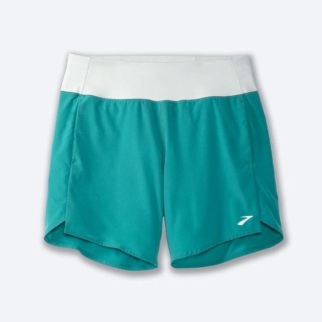 شورت ورزشی زنانه بروکس مدل Brooks Women's Chaser7"Short|سبزنیلی