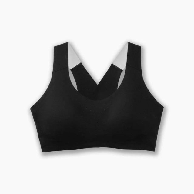 نیم تنه ورزشی زنانه بروکس مدل Brooks Dare Crossback Run Bra | مشکی