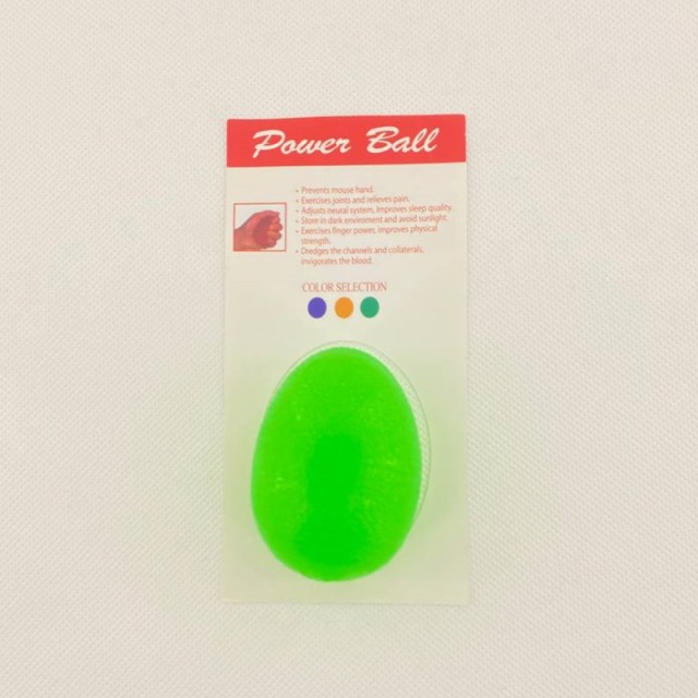 توپ تقویت مچ پاور بال تخم مرغی Egg powerball wrist strengthening ball| سبز
