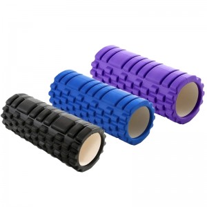 فوم رولر یوگا مکس ول طول 33 سانتی متر مدل Yoga foam roller Maxwell|بنفش