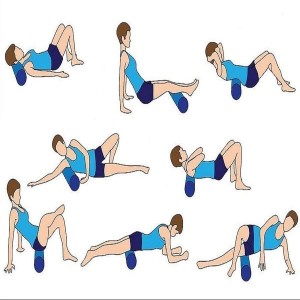 فوم رولر یوگا مکس ول طول 33 سانتی متر مدل Yoga foam roller Maxwell|صورتی