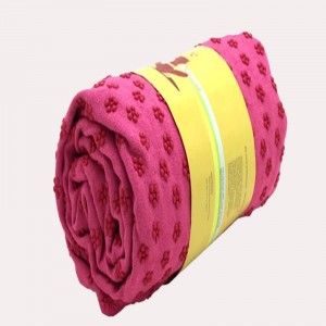 زیر انداز یوگا حوله ای مدل Yoga Mat Towel|صورتی تیره