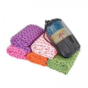 زیر انداز یوگا حوله ای مدل Yoga Mat Towel|آبی روشن