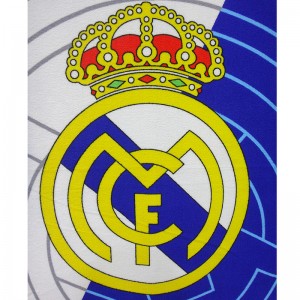 حوله ورزشی  رئال مادرید مدل Real Madrid sports towel| سفید آبی