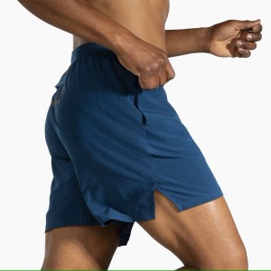 شورت ورزشی مردانه بروکس مدل Brooks Men Run Within 7 Linerless Short|آبی تیره