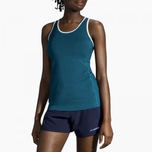 تاپ ورزشی زنانه بروکس مدل Brooks Women Pick-Up Tank|سبز