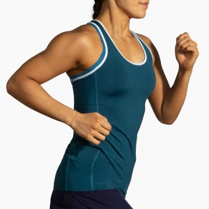 تاپ ورزشی زنانه بروکس مدل Brooks Women Pick-Up Tank|سبز