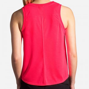 تاپ ورزشی زنانه بروکس مدل Brooks Women's Distance Tank Top|صورتی