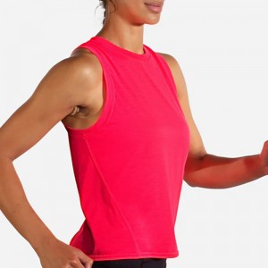 تاپ ورزشی زنانه بروکس مدل Brooks Women's Distance Tank Top|صورتی