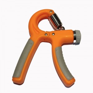 فنر تقویت مچ دست مدل Hand Grip|نارنجی طوسی
