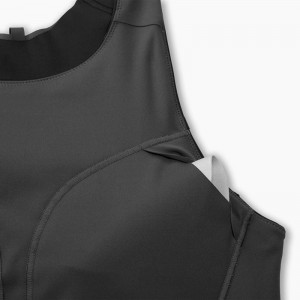 نیم تنه ورزشی زنانه بروکس مدل Brooks 3 Pocket Sports Bra| مشکی