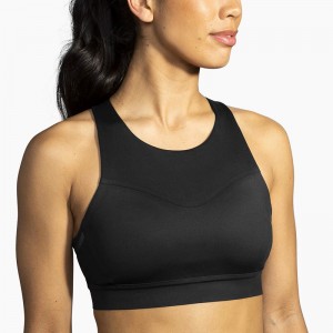نیم تنه ورزشی زنانه بروکس مدل Brooks 3 Pocket Sports Bra| مشکی