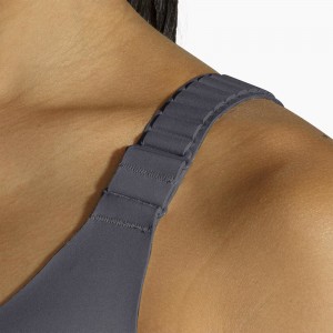 نیم تنه ورزشی زنانه بروکس مدل Brooks Scoopback 2 Sports Bra| طوسی