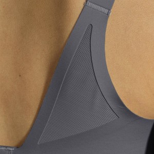 نیم تنه ورزشی زنانه بروکس مدل Brooks Scoopback 2 Sports Bra| طوسی