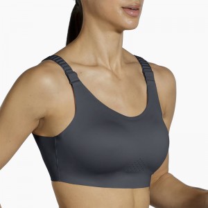 نیم تنه ورزشی زنانه بروکس مدل Brooks Scoopback 2 Sports Bra| طوسی