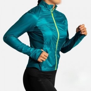 کاپشن ورزشی زنانه بروکس مدل Brooks Women's Fusion Hybrid Jacket|مسی
