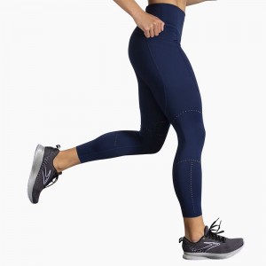 لگ ورزشی زنانه بروکس مدل Brooks Women's Method 7/8 Tight|سرمه ای