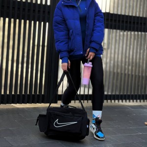 ساک ورزشی جا شیکر دار نایکی مدل Nike sports bag with shaker holder| مشکی