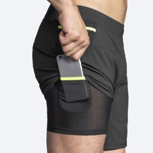 شورت ورزشی مردانه  کشاله دار  بروکس مدل Brooks Men's Cascadia 72-in-1