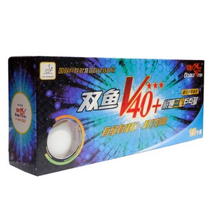 توپ پینگ پنگ دابل فیش 3 ستاره مدل +V40 | یسته 10 عددی