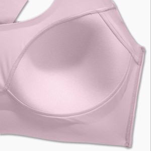 نیمتنه ورزشی زنانه بروکس مدل Brooks Dare Crossback 2.0 Run Bra|صورتی