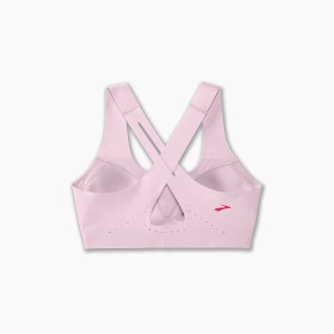 نیمتنه ورزشی زنانه بروکس مدل Brooks Dare Crossback 2.0 Run Bra|صورتی