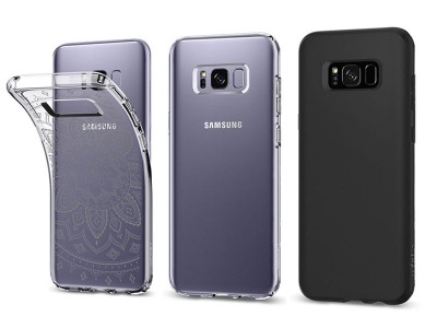قاب محافظ اسپیگن سامسونگ Spigen Liquid Crystal Case For Samsung Galaxy S8