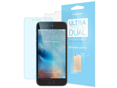 محافظ صفحه نمایش اسپیگن Spigen Ultra Crystal Dual Screen Protector For Apple iPhone 6S