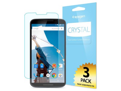 محافظ صفحه نمایش اسپیگن Spigen Crystal Screen Protector For Nexus 6