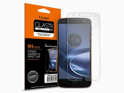 محافظ صفحه نمایش گلس اسپیگن Spigen GLAS.tR Screen Protector For Motorola Moto Z Force Droid