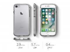 قاب محافظ اسپیگن Spigen Crystal Shell For Apple iPhone 7