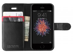 کیف محافظ چرمی اسپیگن Spigen Wallet S Case For Apple iPhone SE