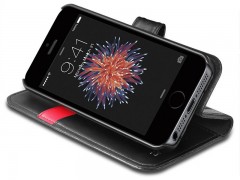 کیف محافظ چرمی اسپیگن Spigen Wallet S Case For Apple iPhone SE