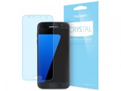 محافظ صفحه نمایش اسپیگن Spigen Crystal Screen Protector For Samsung Galaxy S7