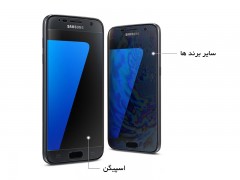 محافظ صفحه نمایش اسپیگن Spigen Crystal Screen Protector For Samsung Galaxy S7