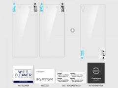 محافظ صفحه نمایش اسپیگن Spigen Crystal Screen Protector For Sony Xperia Z3 Plus