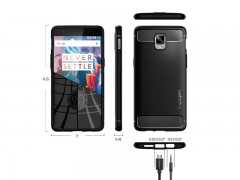 قاب محافظ اسپیگن Spigen Rugged Armor Case For OnePlus 3