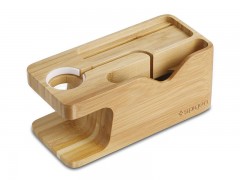 پایه نگهدارنده و داک شارژ رومیزی اسپیگن Spigen Apple Watch+iPhone Stand S370