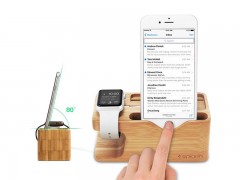 پایه نگهدارنده و داک شارژ رومیزی اسپیگن Spigen Apple Watch+iPhone Stand S370