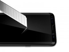 محافظ صفحه نمایش گلس تمام صفحه اسپیگن Spigen GLAS.tR Full Cover Glass Screen Protector For Samsung Galaxy S8
