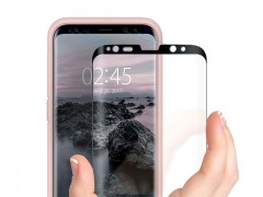 محافظ صفحه نمایش گلس تمام صفحه اسپیگن Spigen GLAS.tR Full Cover Glass Screen Protector For Samsung Galaxy S8