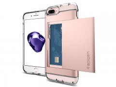 قاب محافظ اسپیگن Spigen Crystal Wallet Case For iPhone 8