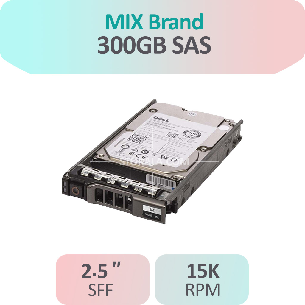 هارد سرور 300GB SAS 15K استوک