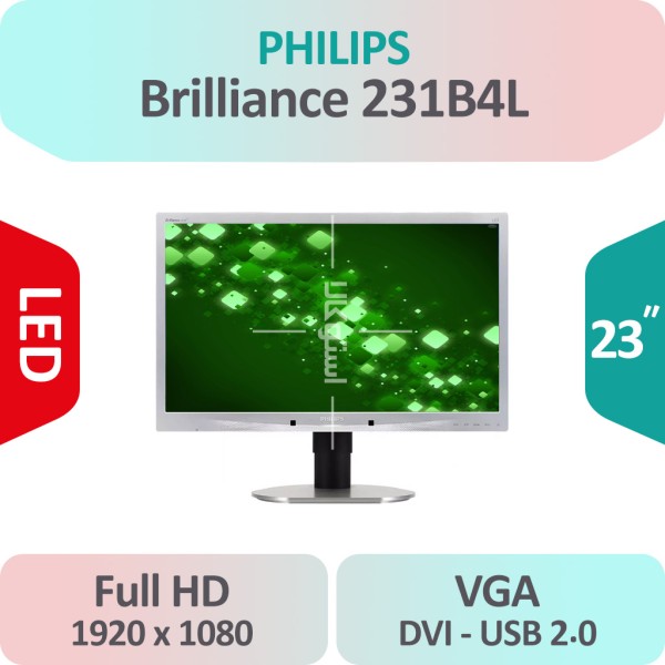 مانیتور استوک Philips 231B4L سایز 23 اینچ Full HD