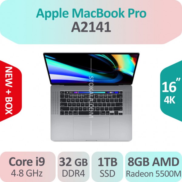 مک بوک پرو آکبند  MacBook Pro A2141  i9-8GB Graphic با جعبه و متعلقات اصلی
