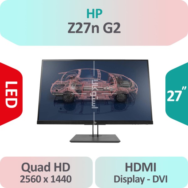 مانیتور استوک HP Z27n G2 سایز 27 اینچ IPS