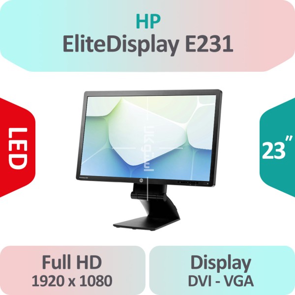 مانیتور استوک HP EliteDisplay E231 سایز 23 اینچ