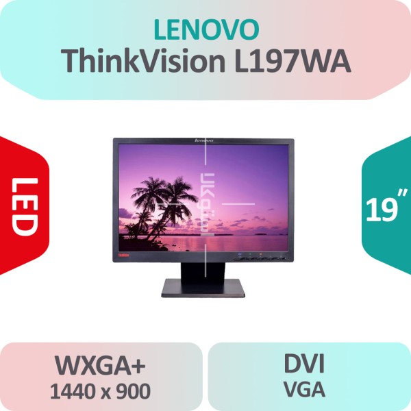 مانیتور استوک Lenovo ThinkVision L197WA نمایشگر 19 اینچ