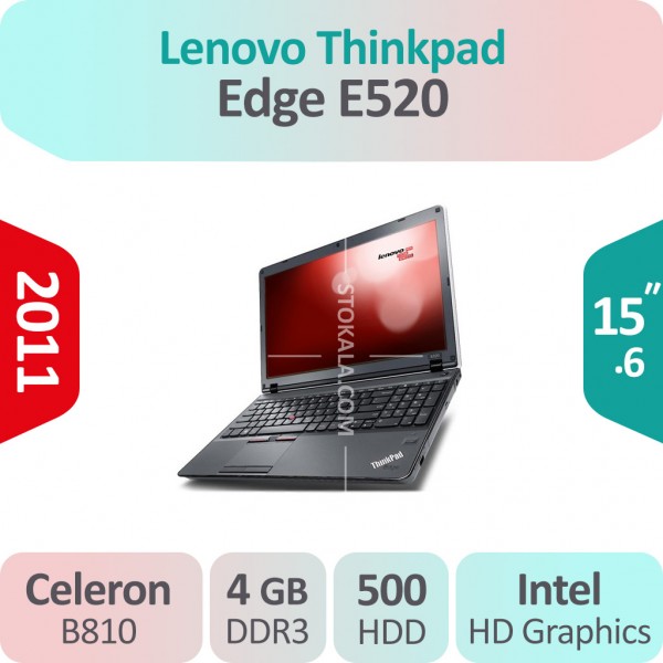 لپ تاپ استوک Lenovo Thinkpad Edge E520 پردازنده Celeron
